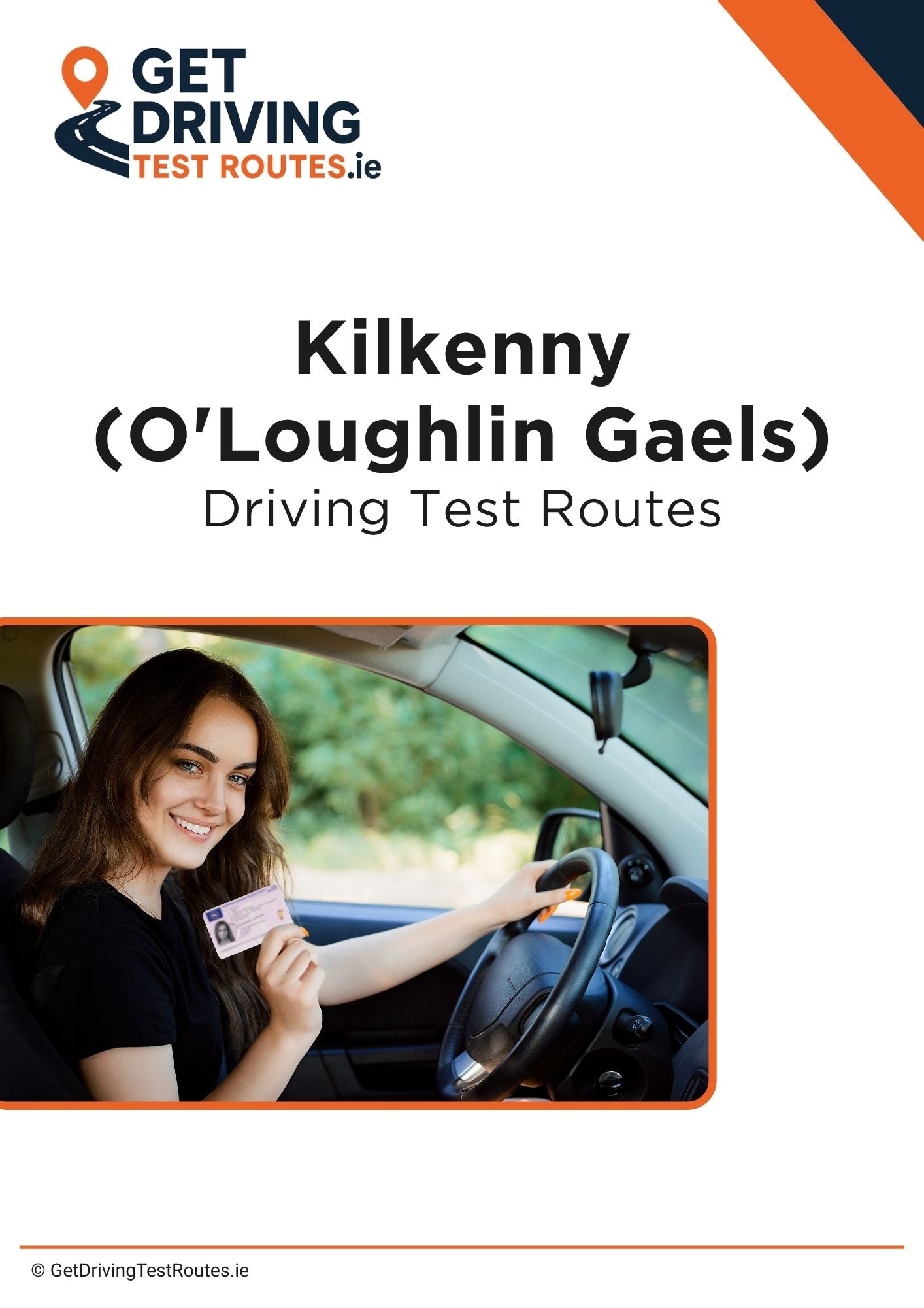 Driving test routes available to download for the Kilkenny O Loughlin Gaels RSA driving test centre